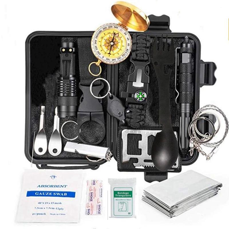 Outdoor Camping First Aid Kit Multifunct Survival Supplies Gear
