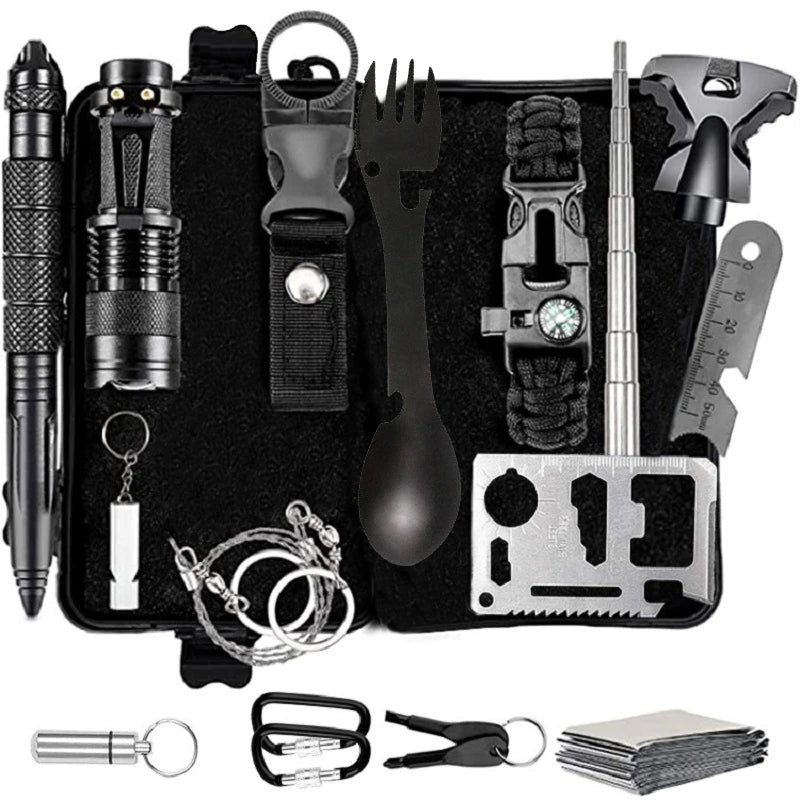 Outdoor Camping First Aid Kit Multifunct Survival Supplies Gear