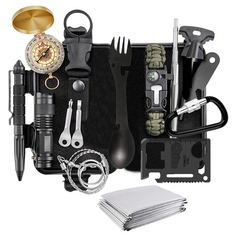 Outdoor Camping First Aid Kit Multifunct Survival Supplies Gear
