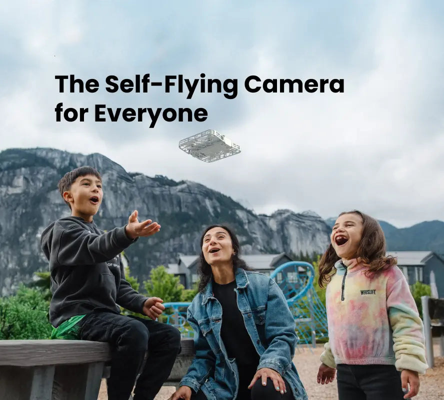 Pocket-Sized Self-Flying Camera Lightweight Quadcopter