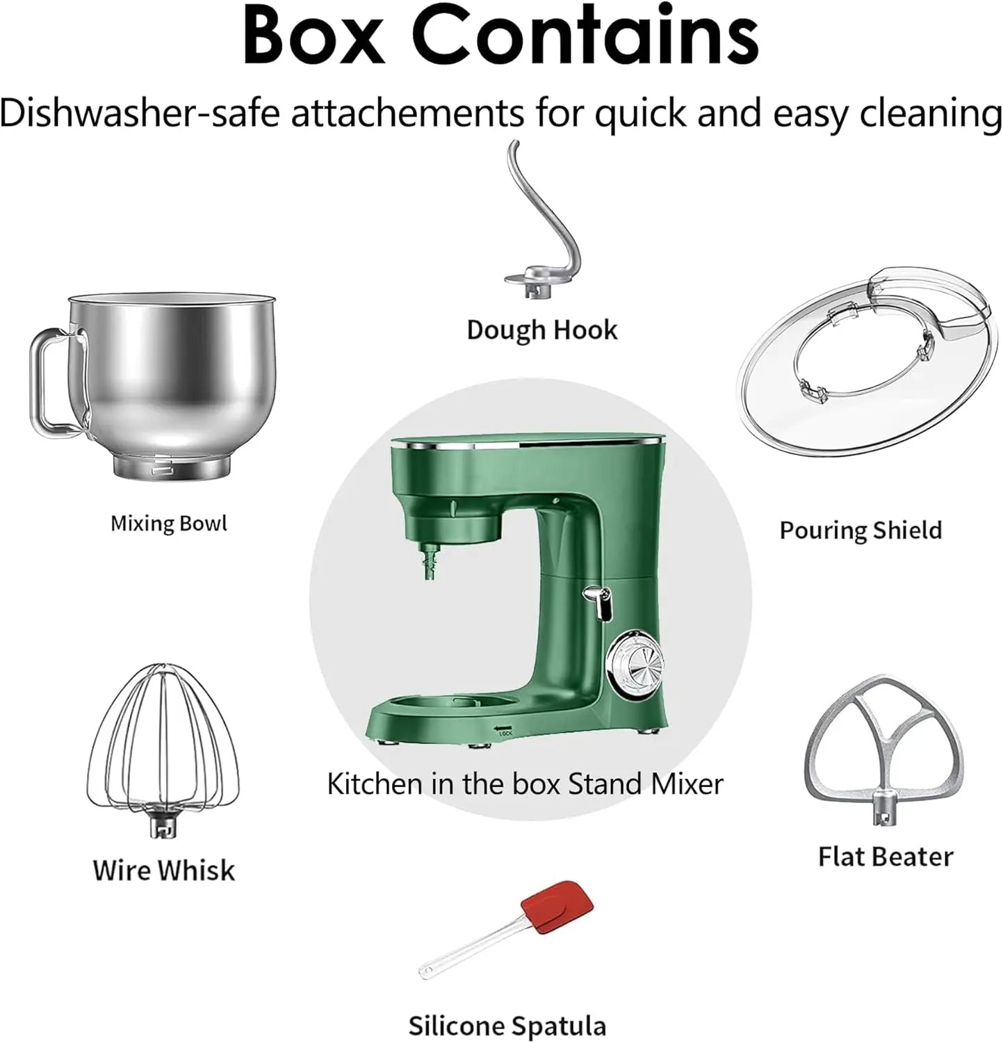 8.5QT Stand Kitchen Mixer 10-Speed