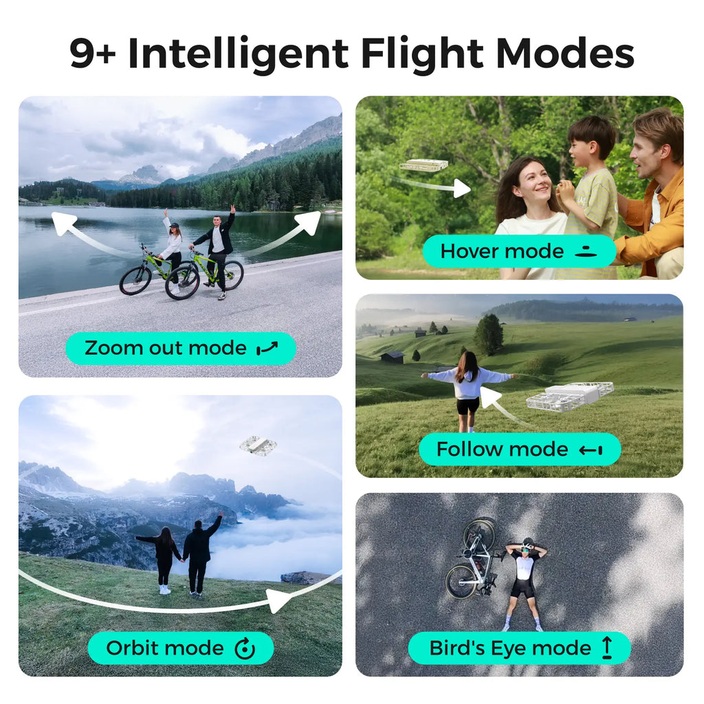 Pocket-Sized Self-Flying Camera Lightweight Quadcopter
