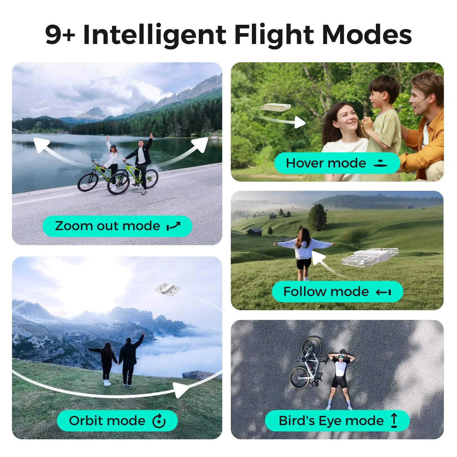 Pocket-Sized Self-Flying Camera Lightweight Quadcopter
